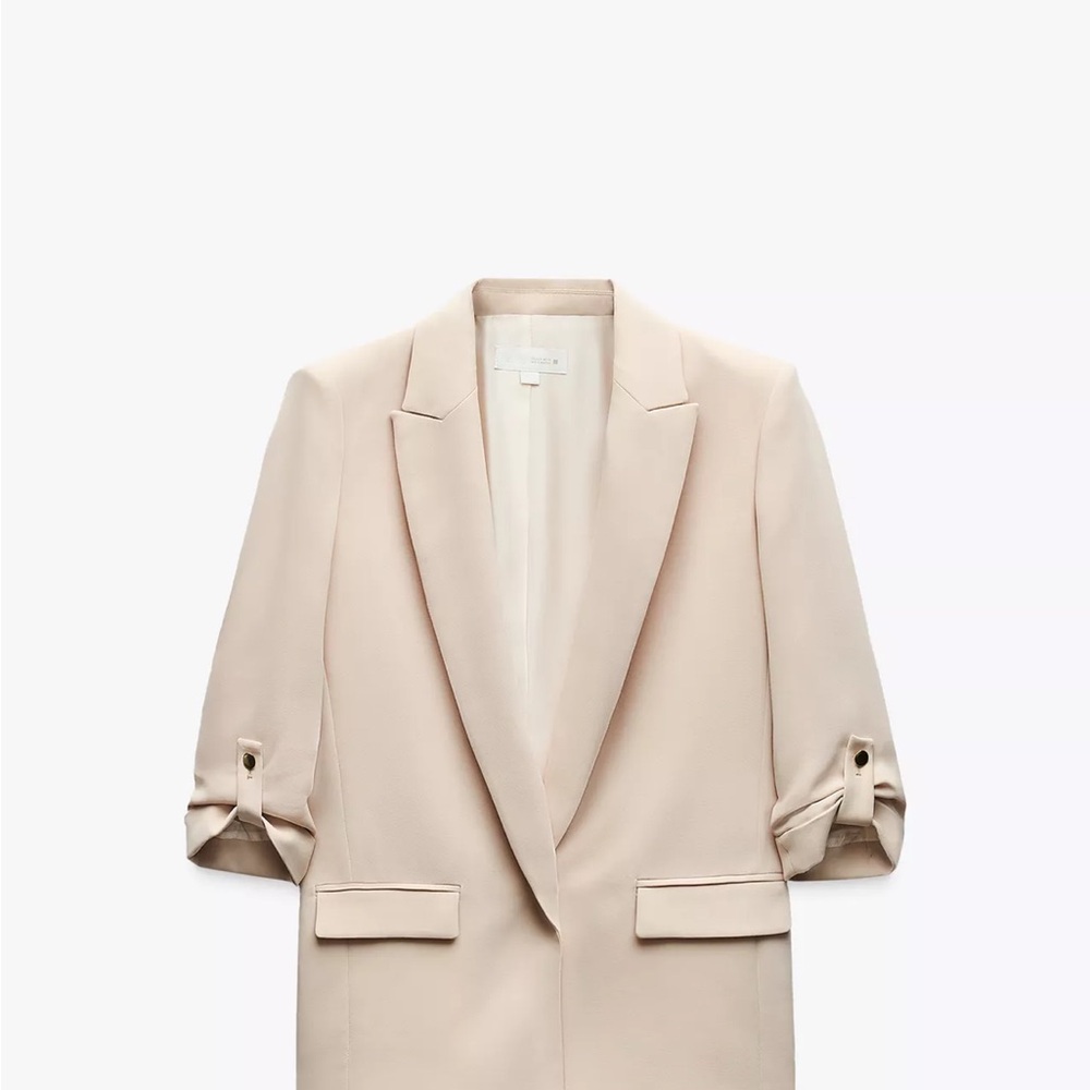 Women's Zara Cream Blazer XL
